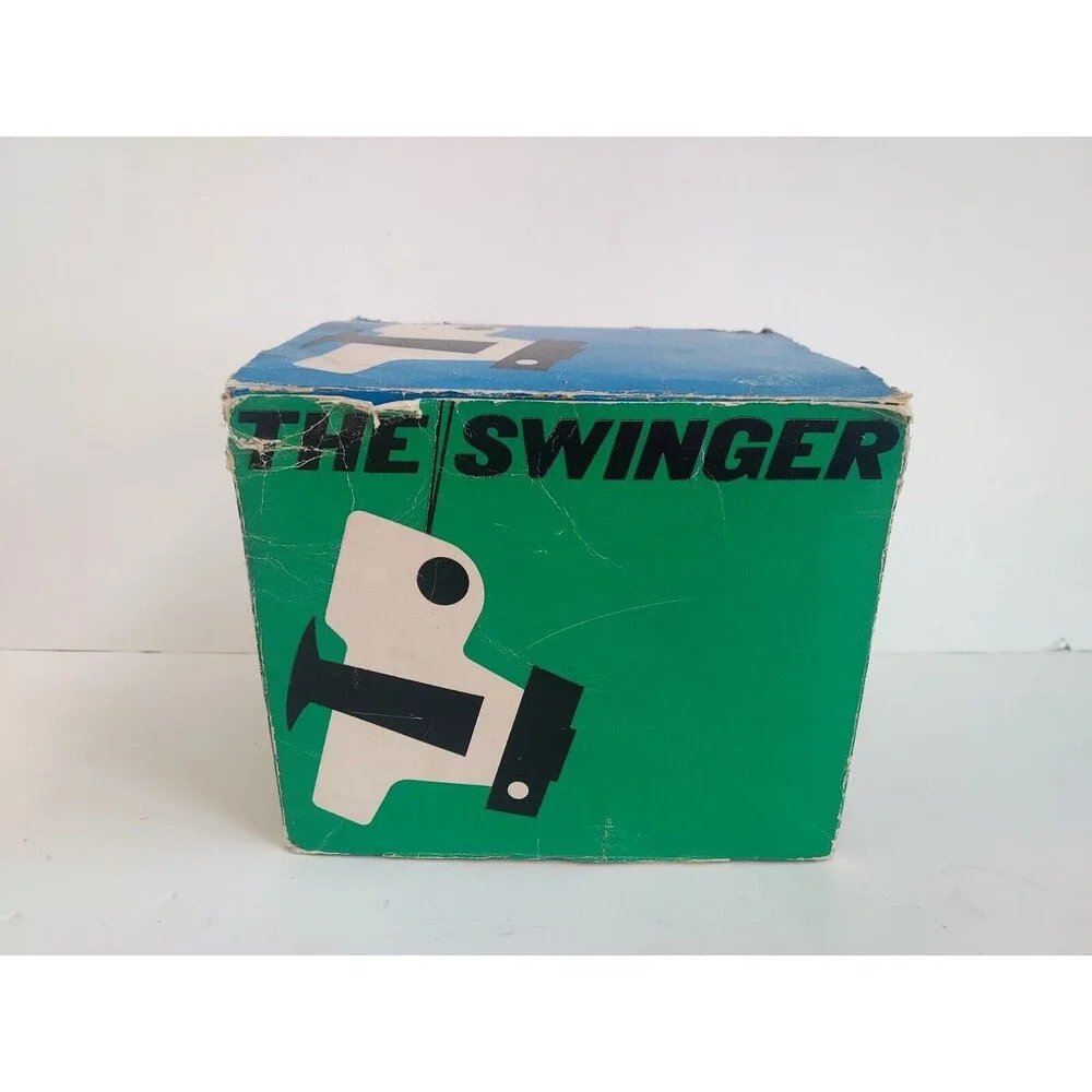 Vintage 1967 Polaroid Land Camera Model 20 The Swinger - Original Box & Manual